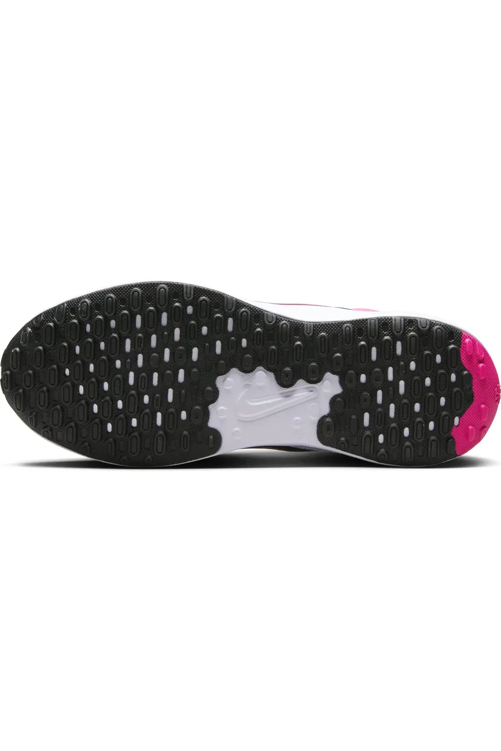 Кроссовки детские с амортизирующей стелькой Revolution 7 Nike, черный/ярко-розовый/белый — фото 4
