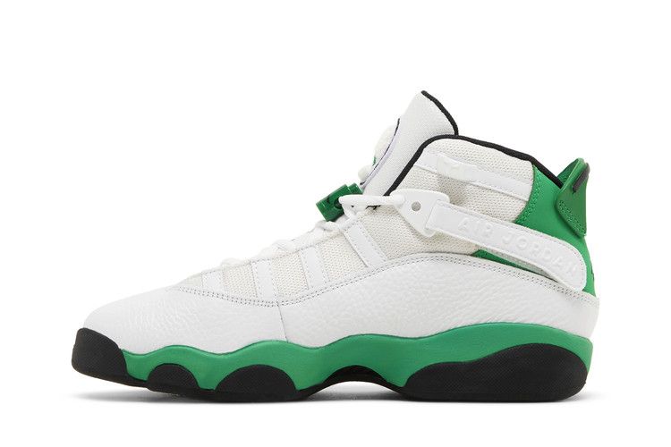Кроссовки Air Jordan Jordan 6 Rings GS 'Lucky Green', белый — фото 4