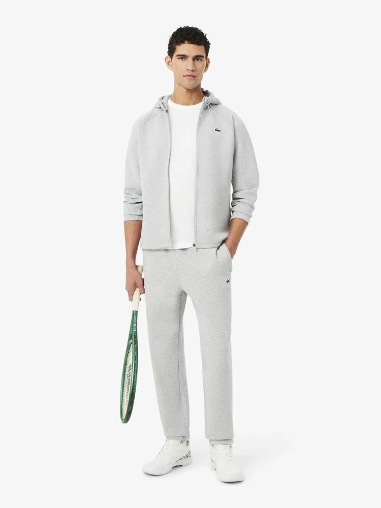 Футболка мужская с коротким рукавом, модель Daniil Medvedev LACOSTE, White — фото 4