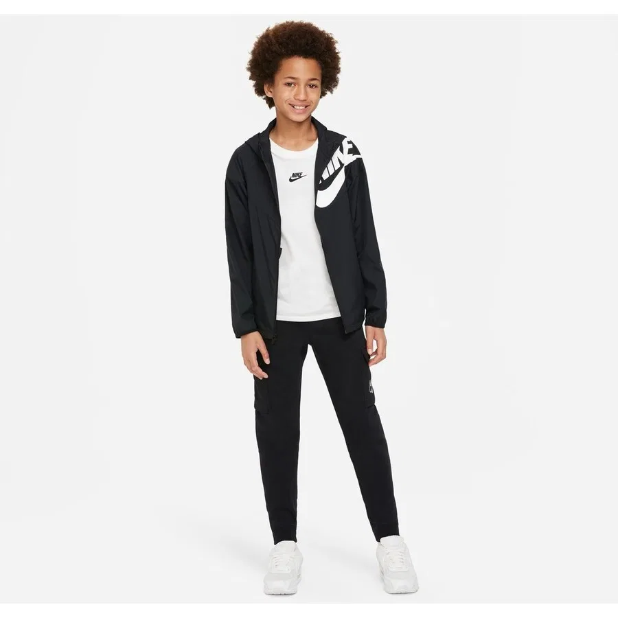 Детские спортивные штаны с принтом Nike Sportswear, Черный