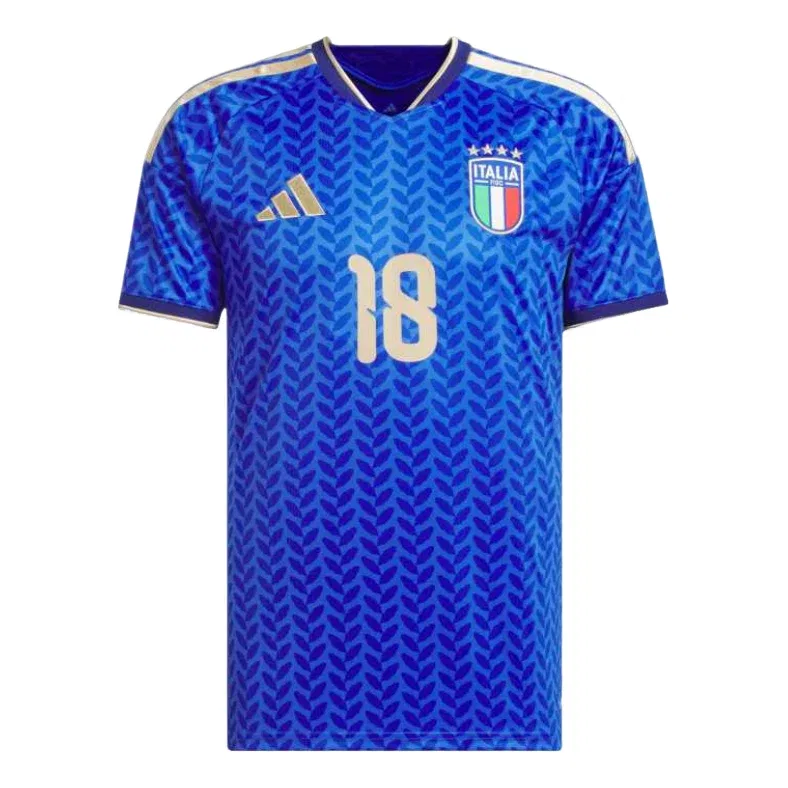 Мужская футболка Adidas Italy 26 Home Barella Jersey Bold, синий