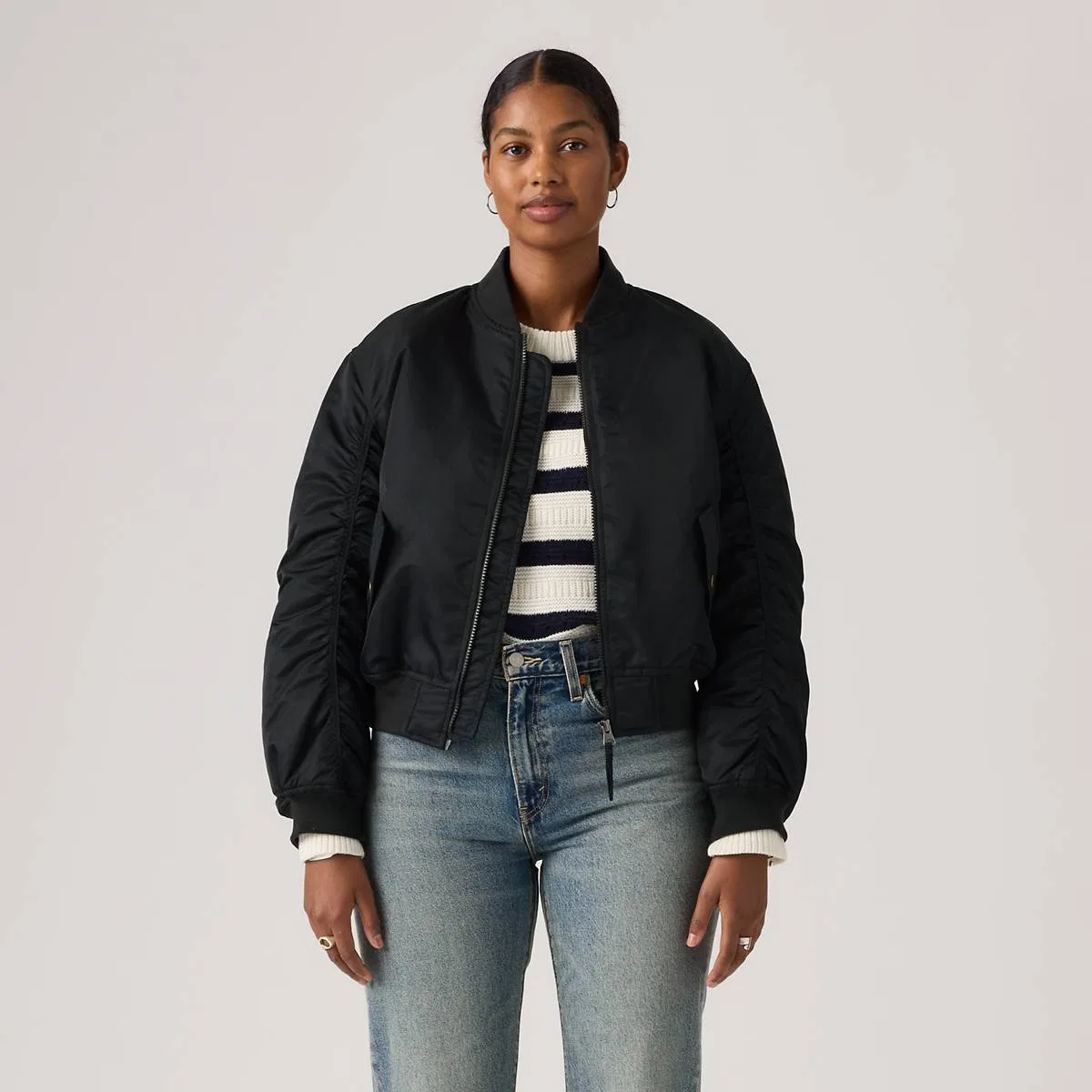 Куртка-Бомбер в стиле вестерн «Скаут» Levi's, Anthracite Night - Black — фото 3