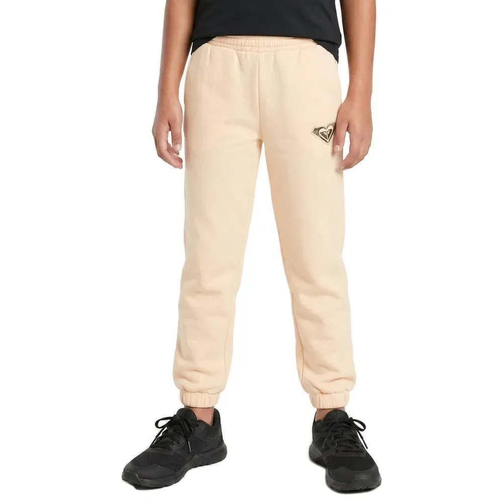 Детские широкие спортивные штаны с принтом Roxy Surf Feel, Beige