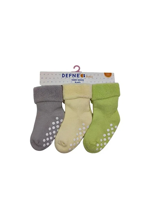 Детские носки для девочек хлопковые с рисунком Defne Baby, Multicolor