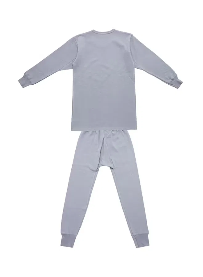 Термобелье с длинным рукавом комплект 2-Piece full body thermal set Byc, темно-серый — фото 2