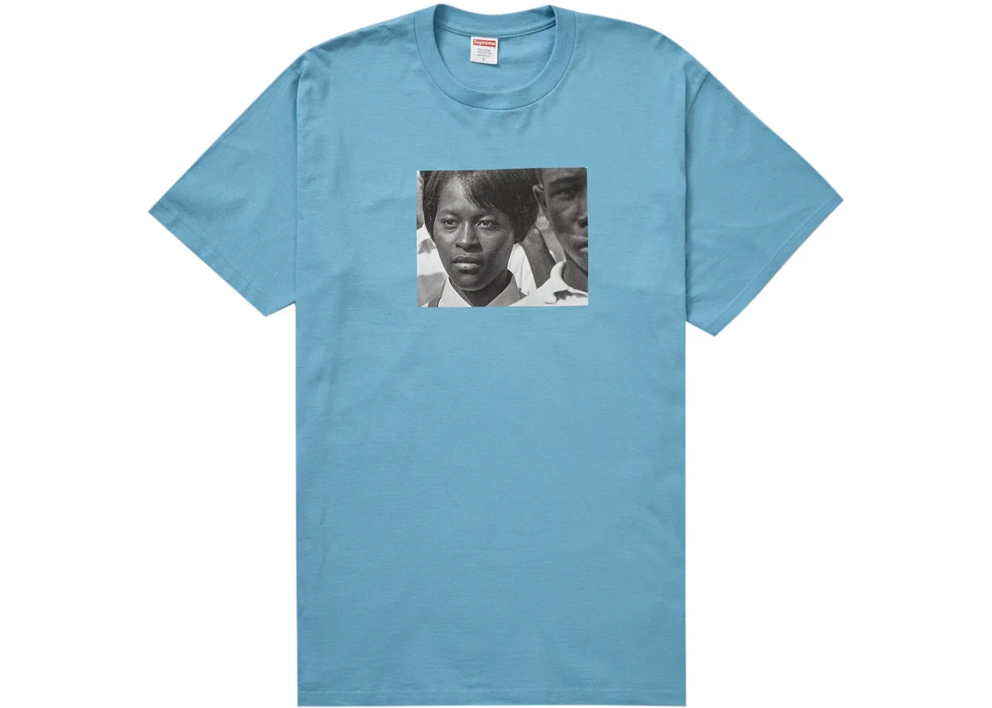Мужская футболка с принтом Supreme Roy DeCarava Mississippi Tee, Light Slate