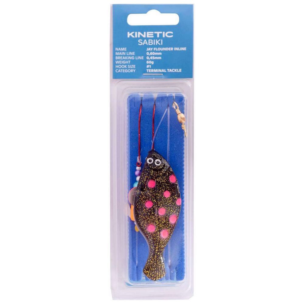 

Оснастки Kinetic Sabiki Jay Flounder Inline 60g, прозрачный