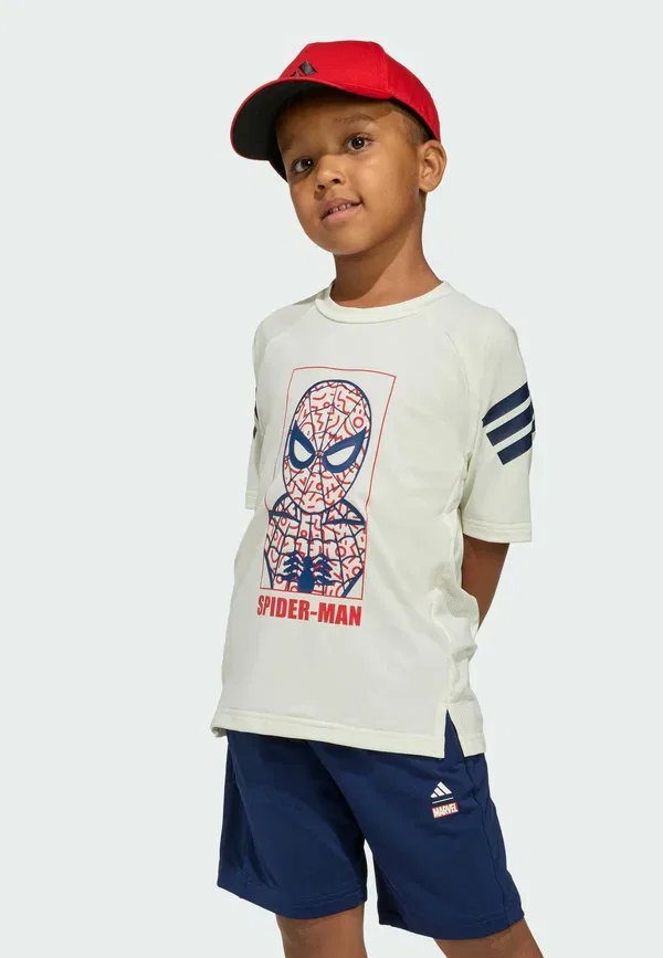 Комплект Marvel Человек-паук - спортивные штаны Adidas Sportswear, темно-синий/кремовый — фото 2
