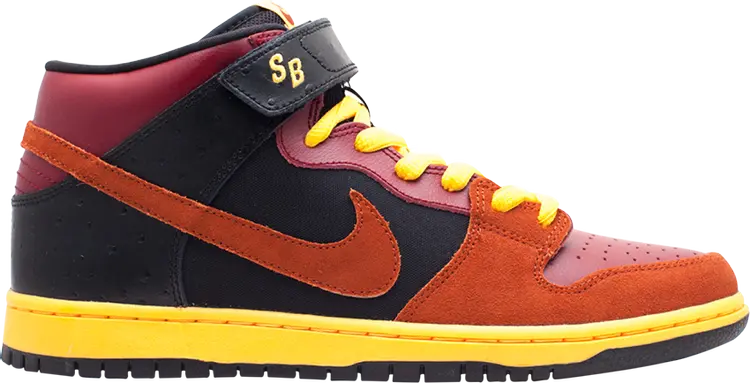 

Кроссовки Nike Dunk Mid SB 'Ostrich', красный