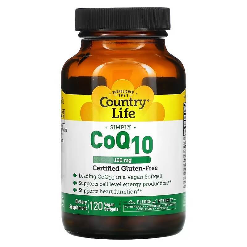 

Коэнизм CoQ10 Country Life 100 мг, 120 таблеток