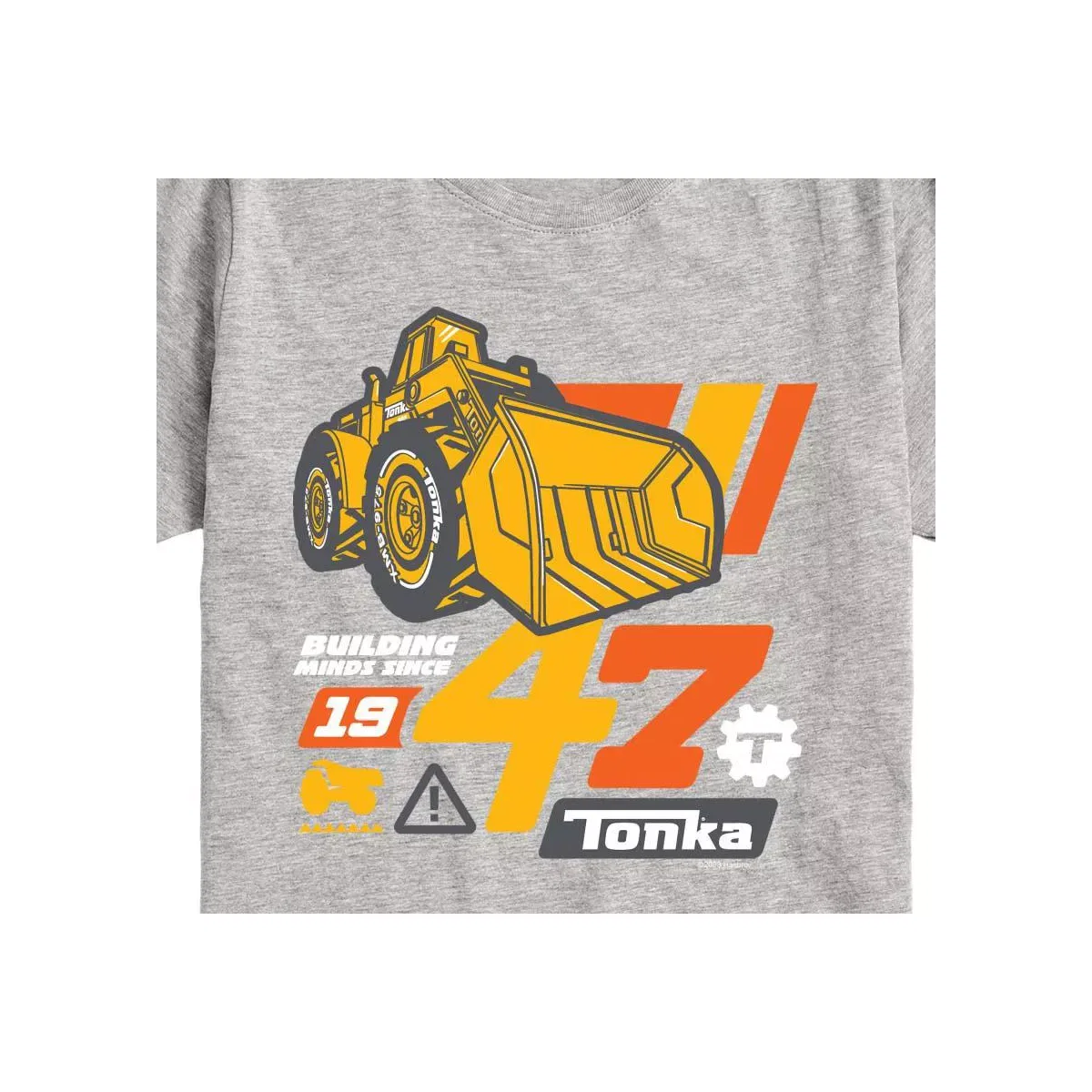 Детская футболка с коротким рукавом с принтом Tonka Building Minds Since 1947 Tonka, Royal Blue — фото 2