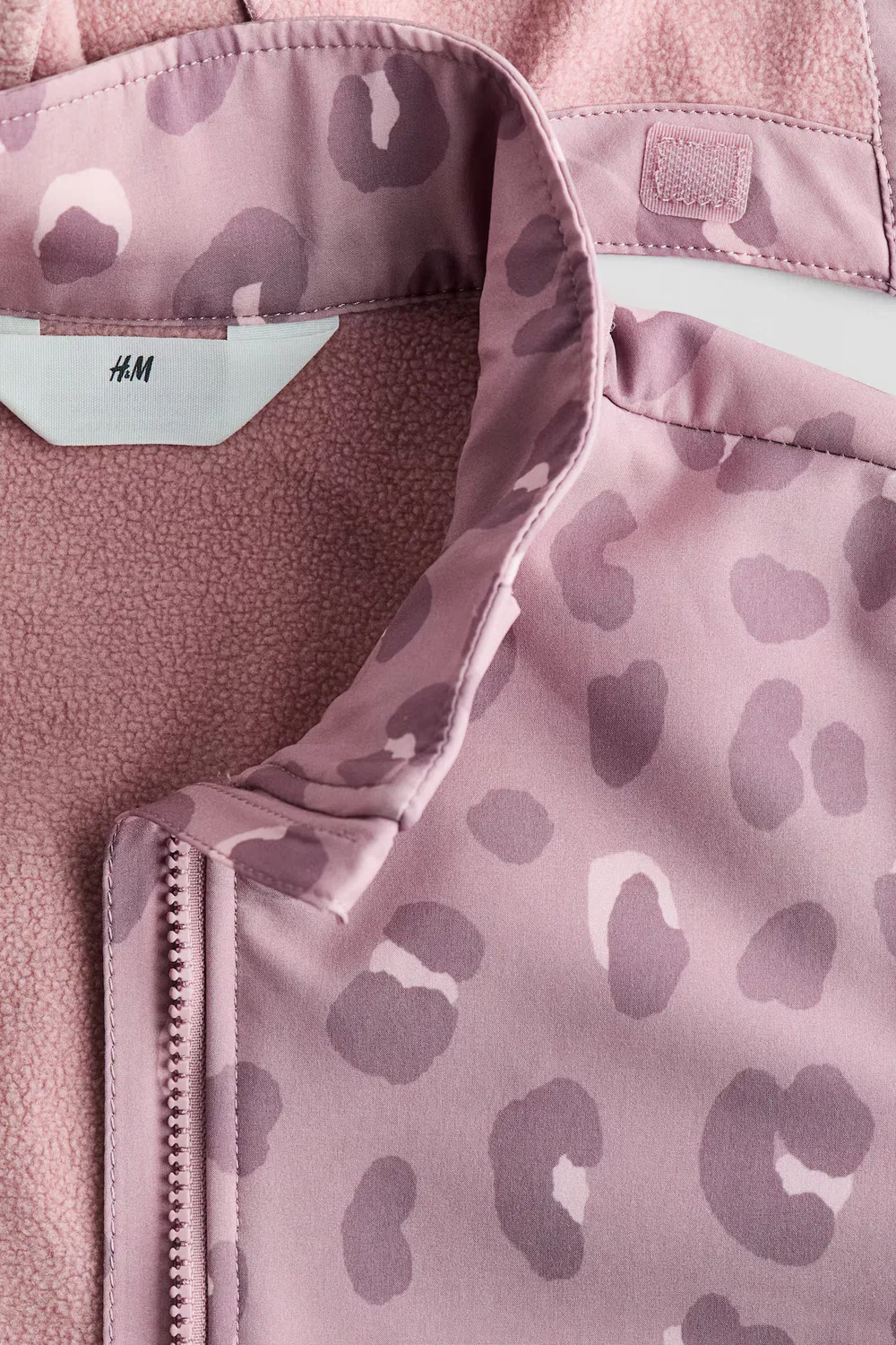 Водостойкая куртка из софтшелла H&M, Mattrosa/Leopardenprint — фото 2