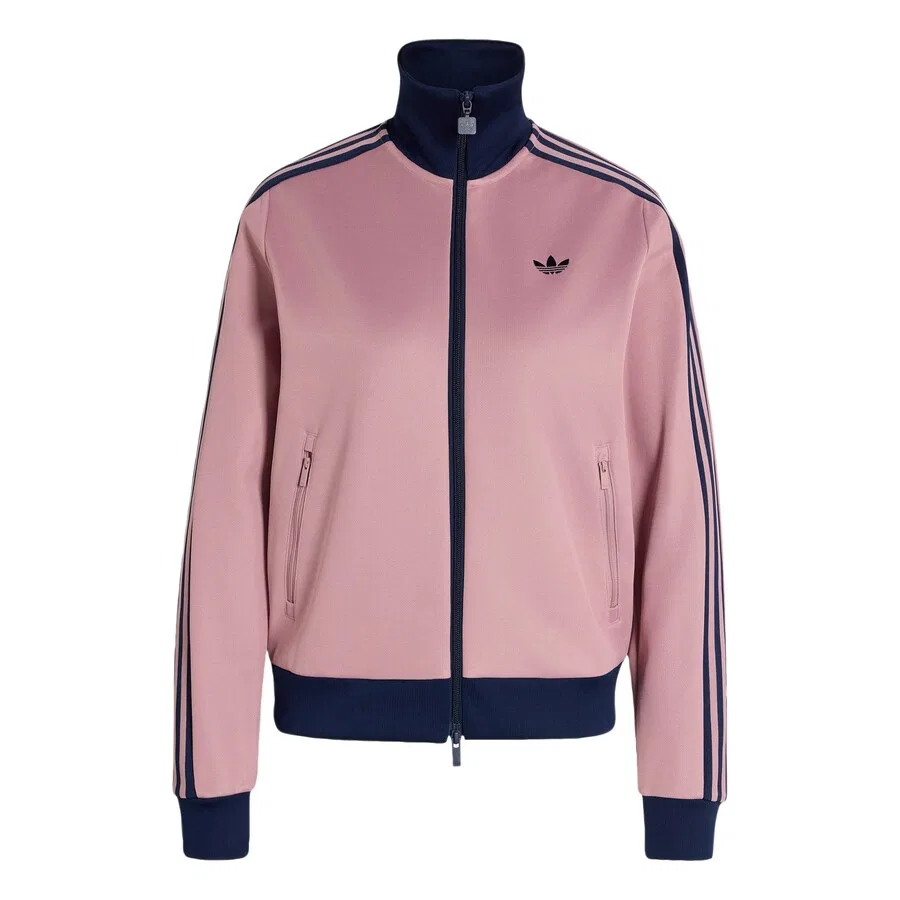 Толстовка на молнии ADIDAS ORIGINALS 'Classic' цвета орхидеи