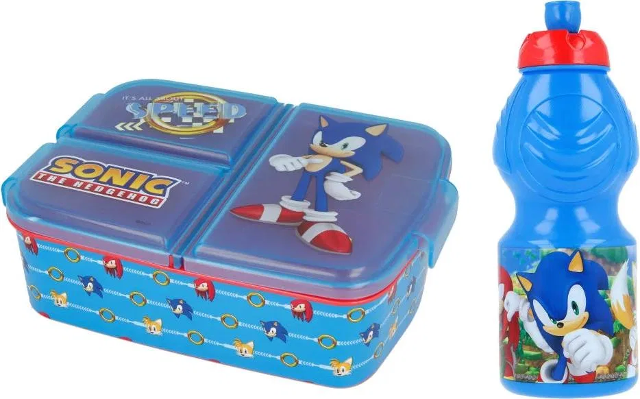 Детский набор для ланча с Соничем, 2 предмета, 400 мл, Sonic the Hedgehog, Sonic — фото 3