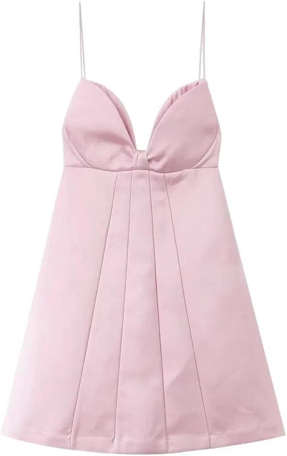 Женское мини-платье с бантом A-line, Pic Color