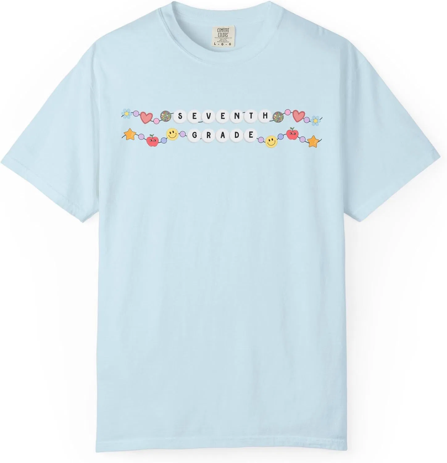 Футболка с графическим принтом Comfort Colors 1717, Chambray