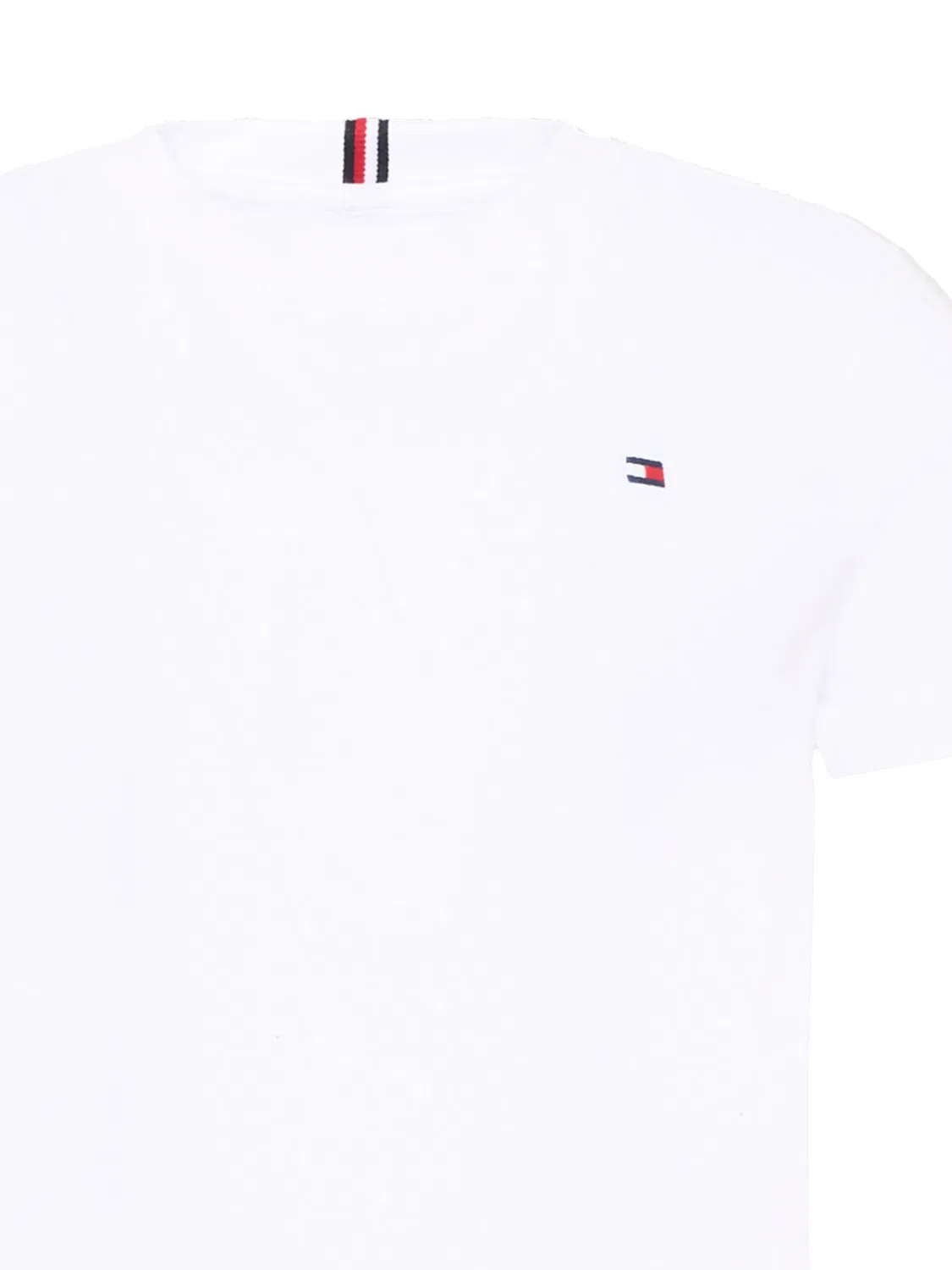 Футболка с вышитым логотипом Tommy Hilfiger Junior, белый — фото 3