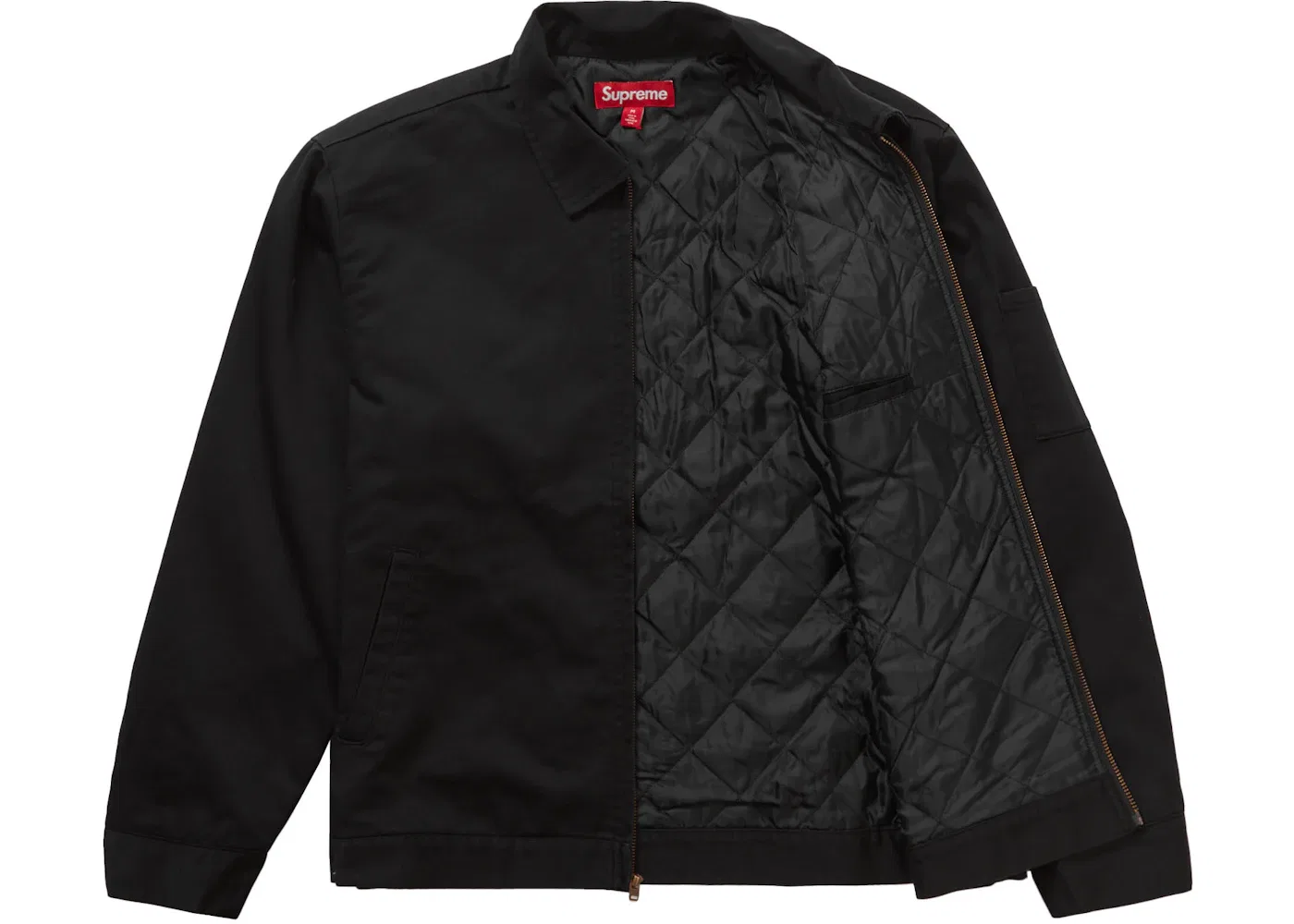 Мужская куртка с вышивкой Supreme H.R. Giger Embroidered Work Jacket, Black — фото 2