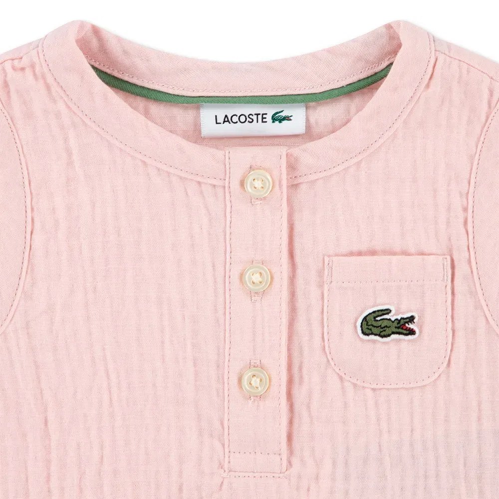 Брюки Lacoste Kids, розовый — фото 3