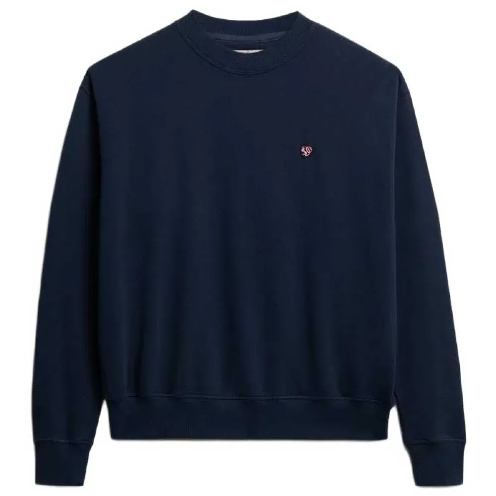 Свитшот Essential Heritage Crew Superdry, синий