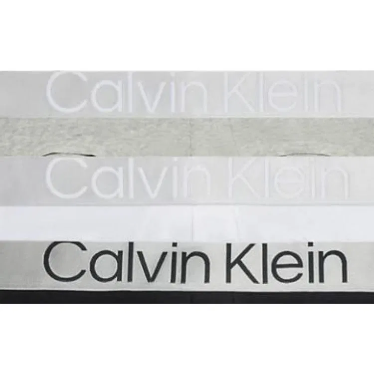 Мужские трусы-боксеры с принтом Calvin Klein, Black/White/Gray — фото 3