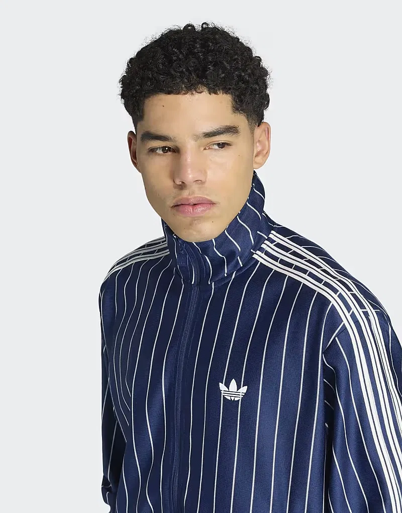Куртка спортивная Firebird Pinstripes Adidas Originals, Night Indigo — фото 4