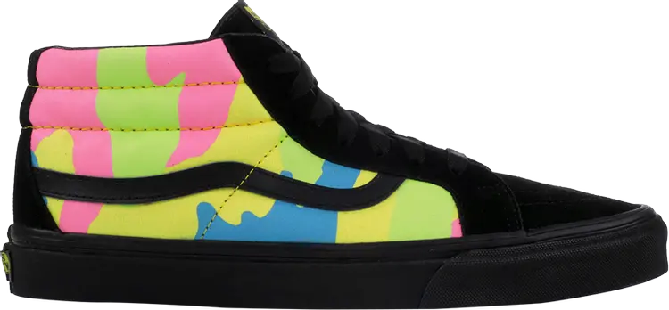 

Кеды Vans Sk8-Mid Reissue Neon Camo, разноцветный