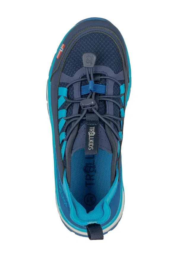 Кроссовки с сетчатым верхом Kids Trondheim Sneaker Unisex Trollkids, серо-голубой — фото 3