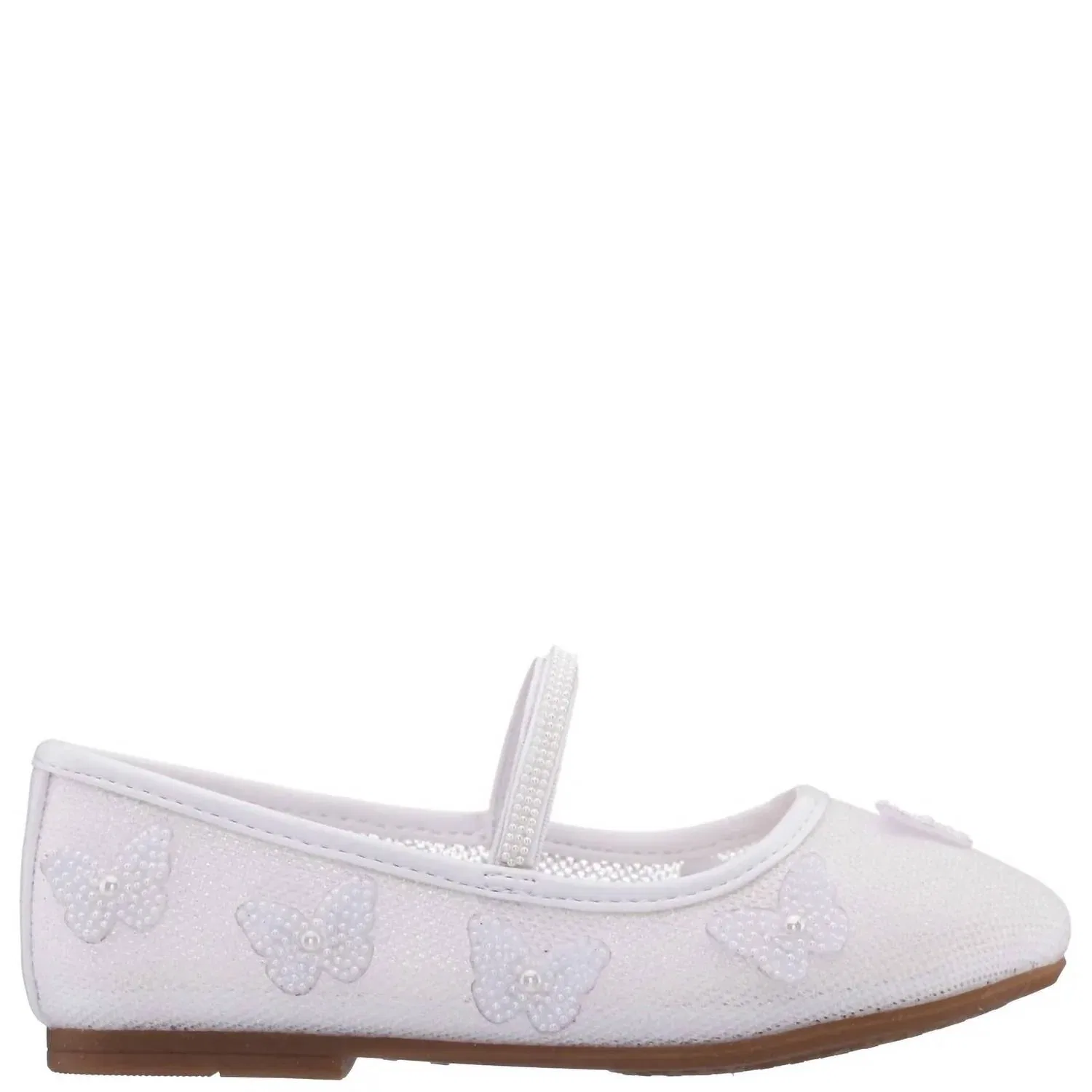 Детские балетки Nina Noula Flat Shoe, White