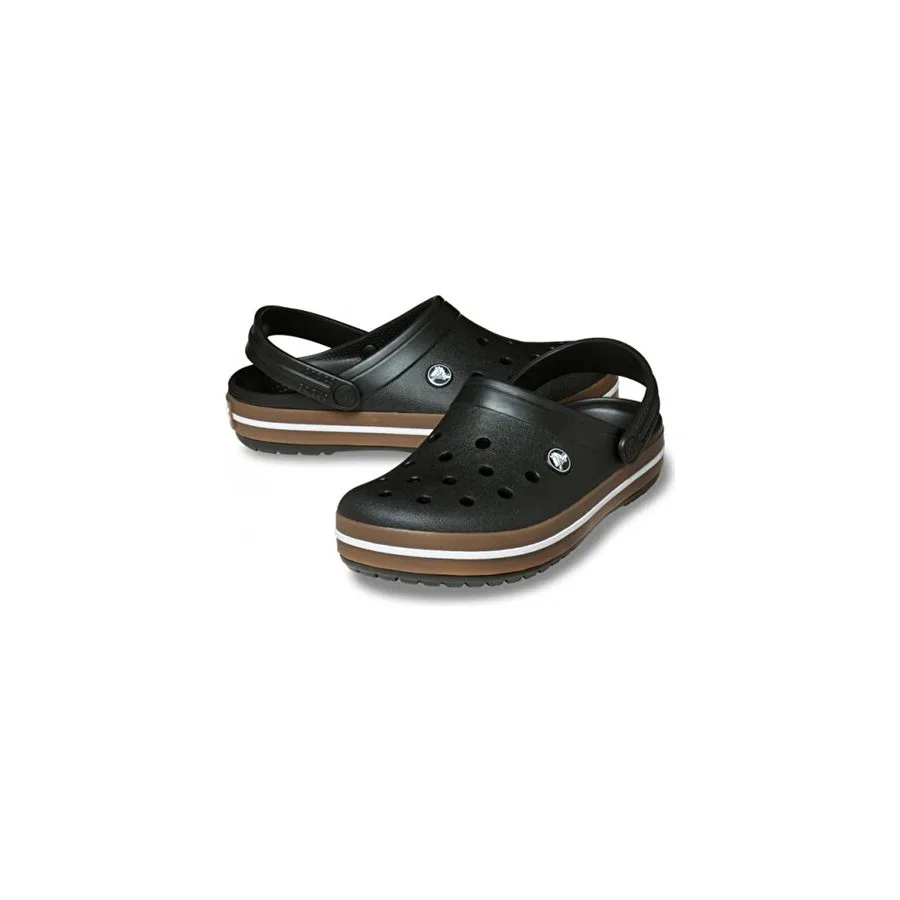 Детские спортивные сандалии-клоги Crocband Gum Clog Crocs, Черный — фото 3