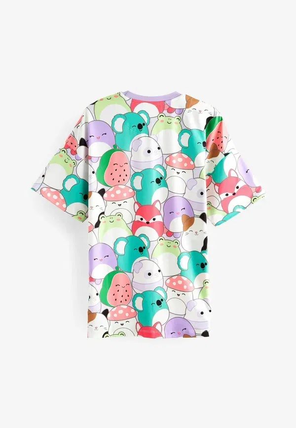 Комплект из 2 пижамных рубашек Squishmallows Next Pink Purple, фиолетовый/розовый — фото 4