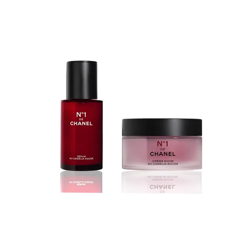 Набор кремов с камелией и эссенцией 50г+30мл CHANEL, No. 1 Red Mountain