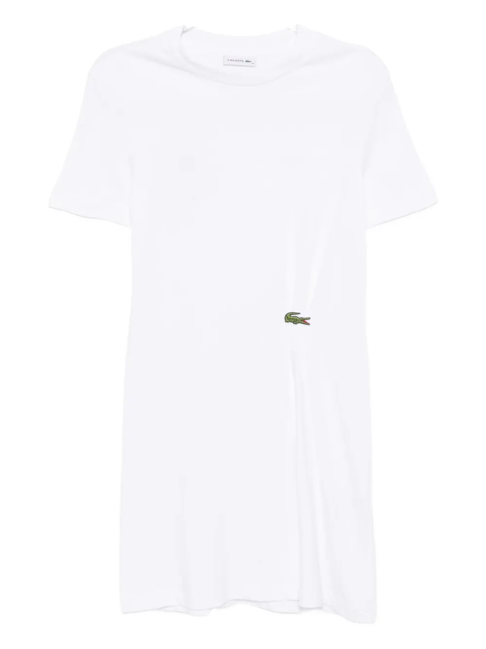 

Платье с драпировкой Lacoste, белый