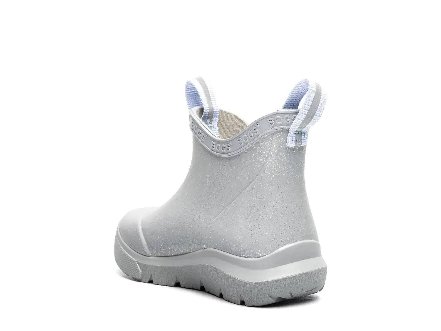 Резиновые сапоги Chelsea Skyline Glitter Bogs, Silver Metallic — фото 3
