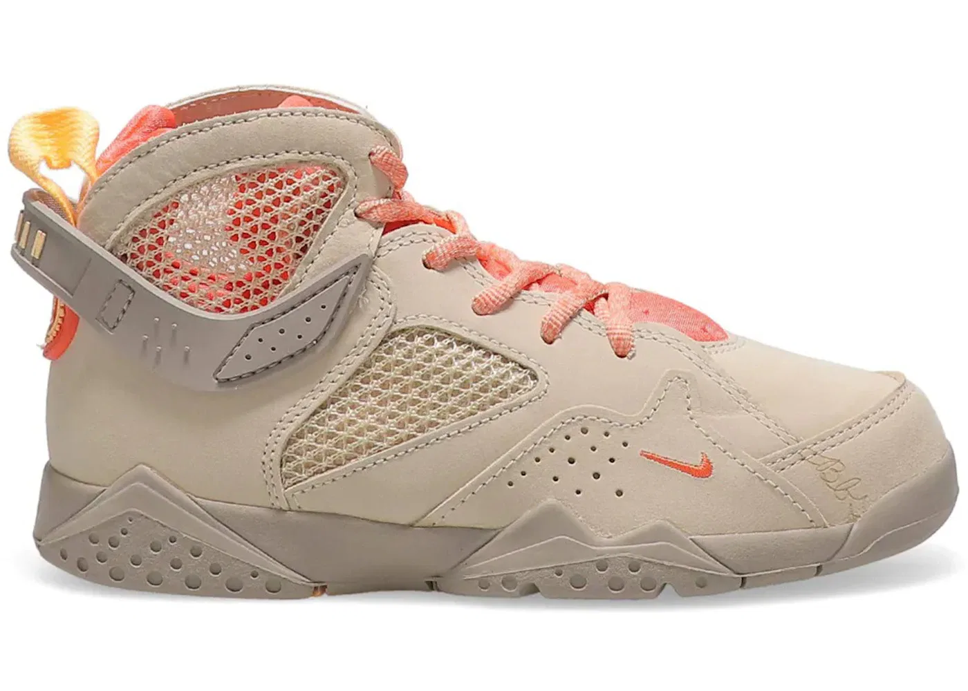 Детские кроссовки Lifestyle Jordan 7 Retro SP Bephie’s Beauty Supply (PS) Jordan, Sanddrift/Malt/Turf Orange/Peach Cream