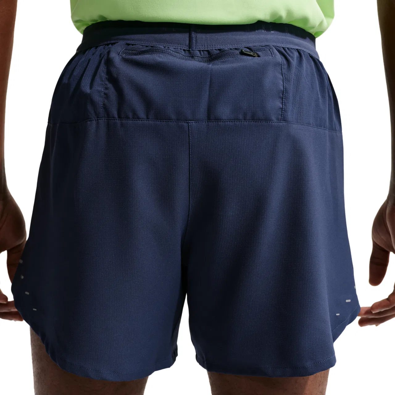 Мужские шорты для бега с принтом Nike Dri-FIT Stride 2in1 5" Shorts, Midnight Navy/Reflective Silver — фото 2