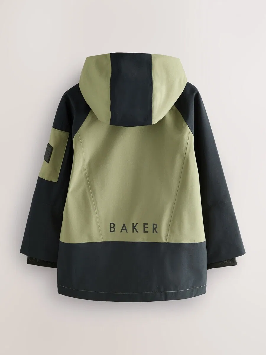 Куртка Baker by Ted Baker Between-Season Jacket оливкового цвета — фото 2