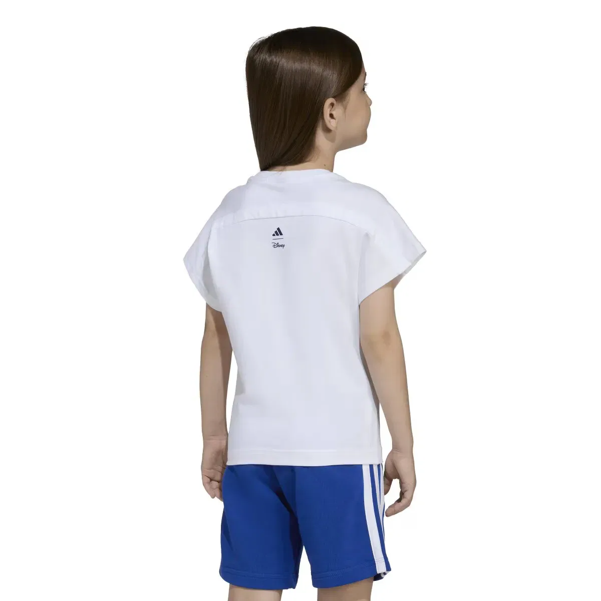 Детская футболка для девочек хлопковая adidas, Blanco — фото 3
