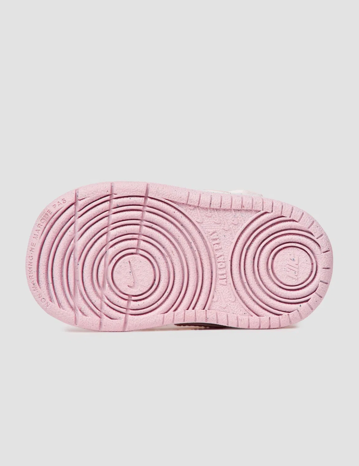 Детские кроссовки для мальчиков с закрытой пяткой NIKE Court Borough Low Recraft (Td), Pink — фото 3