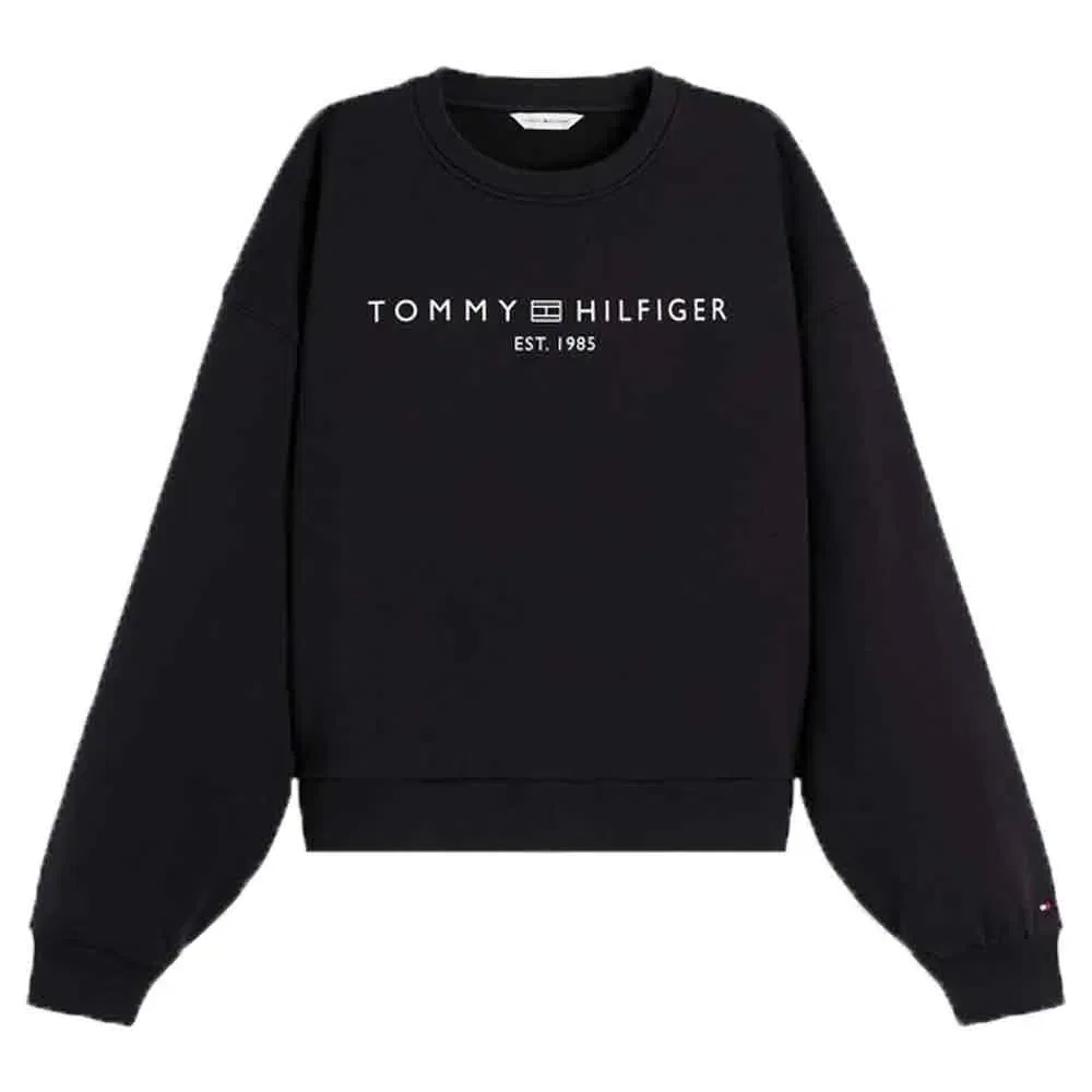 Худи Tommy Hilfiger Corp Logo Modern, черный — фото 3