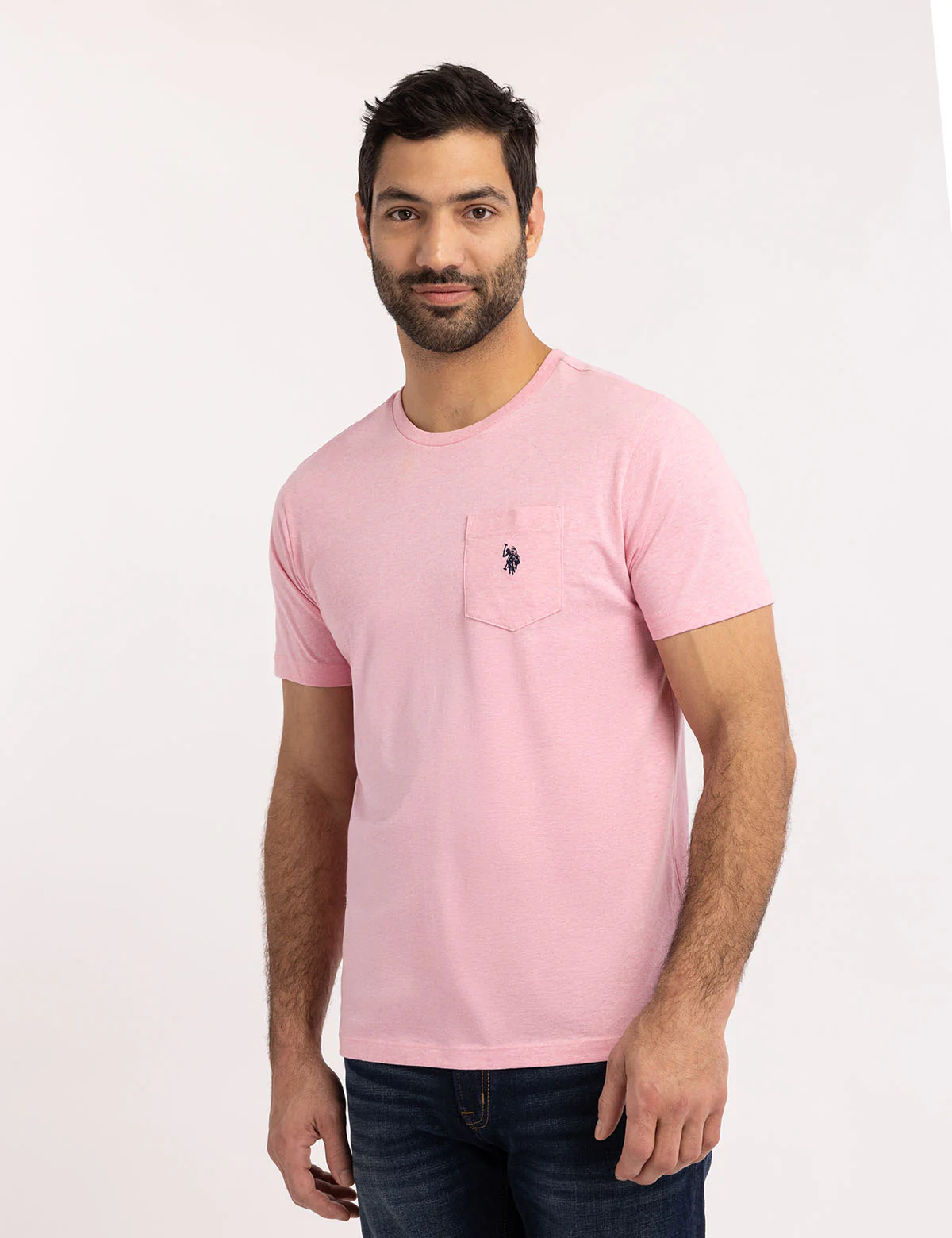 

Футболка U.S. Polo Assn Small Logo Pocket, светло-розовый