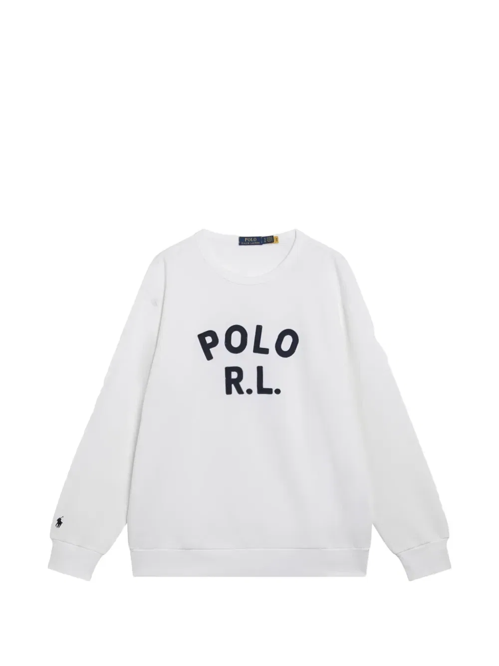 Толстовка с логотипом-нашивкой Polo Ralph Lauren, белый