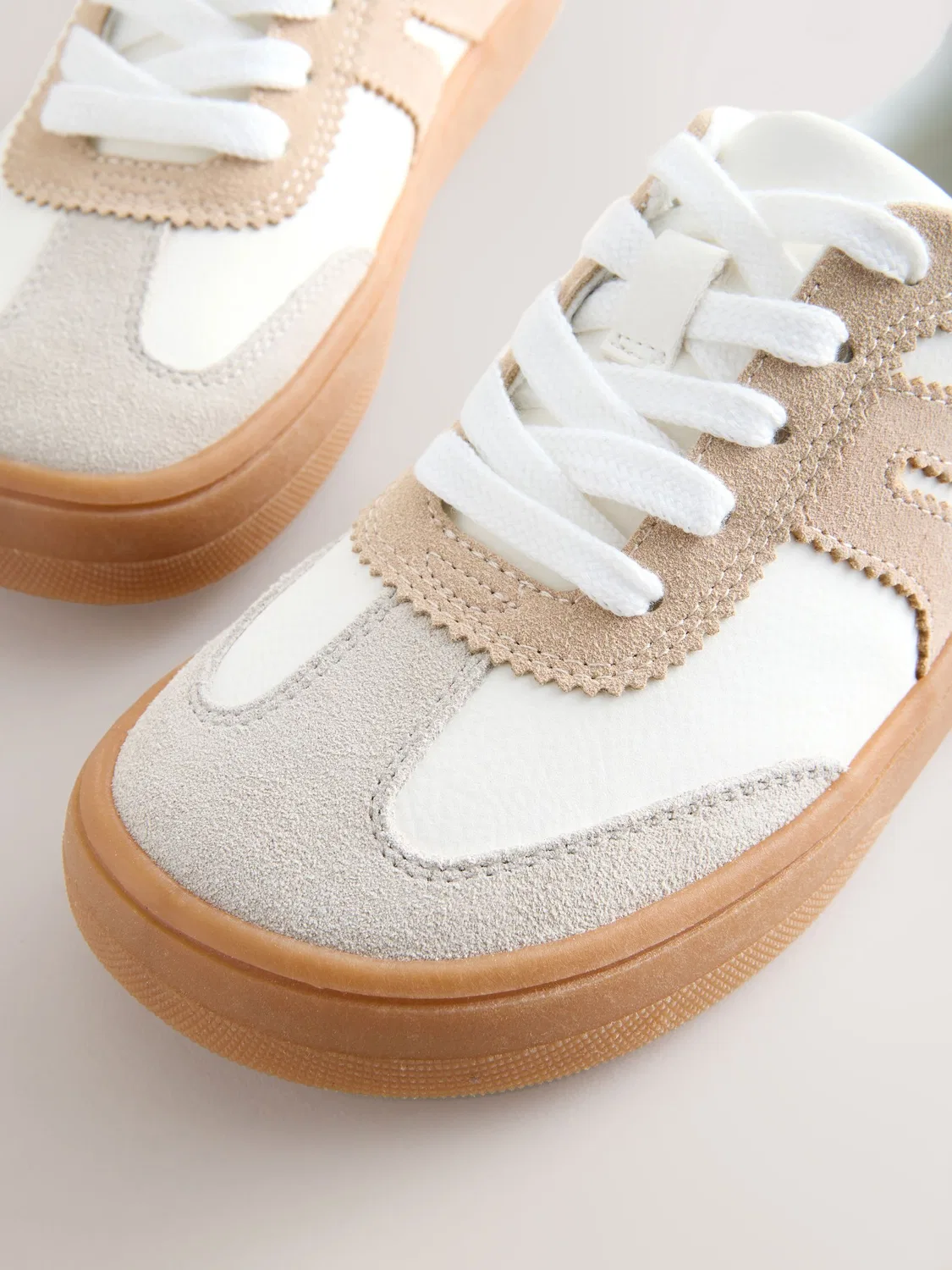 Кроссовки с широким носком, Neutral Barefoot Lace-up Next, нейтральный — фото 4