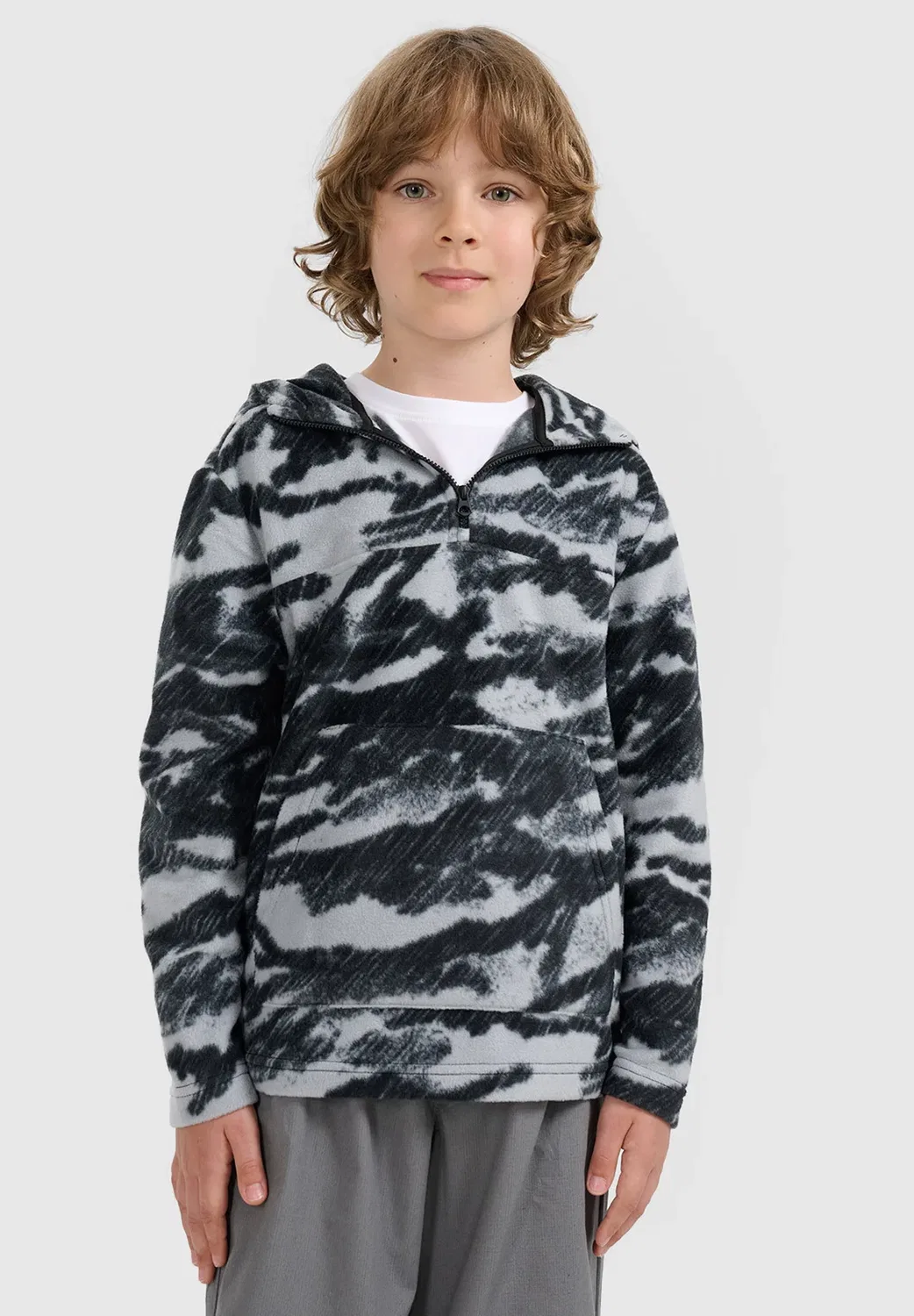 Polar Regular z kapturem chłopięcy - толстовка 4F, Multicolour Allover — фото 2