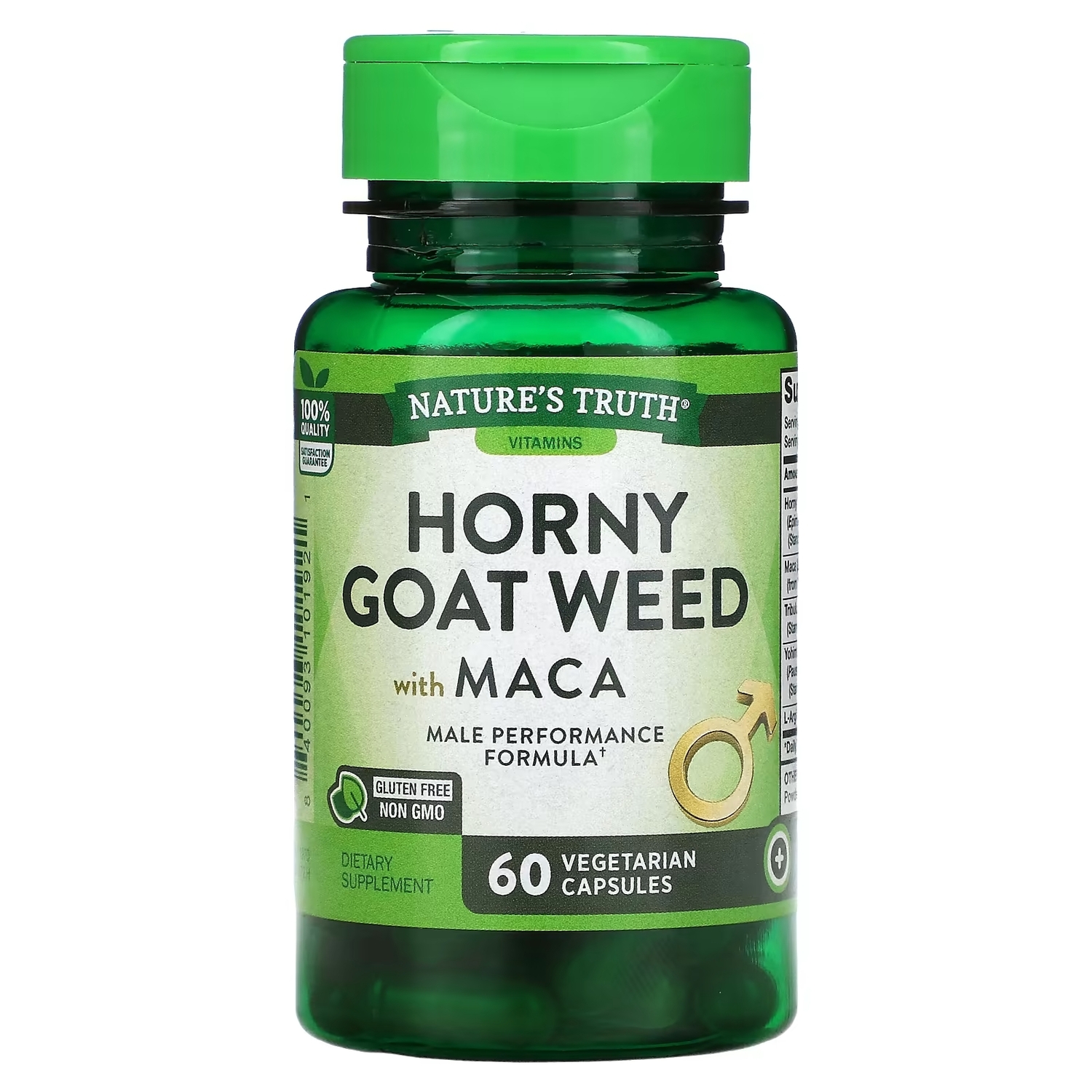 

Добавка Nature's Truth Horny Goat Weed с макой, 60 вегетарианских капсул