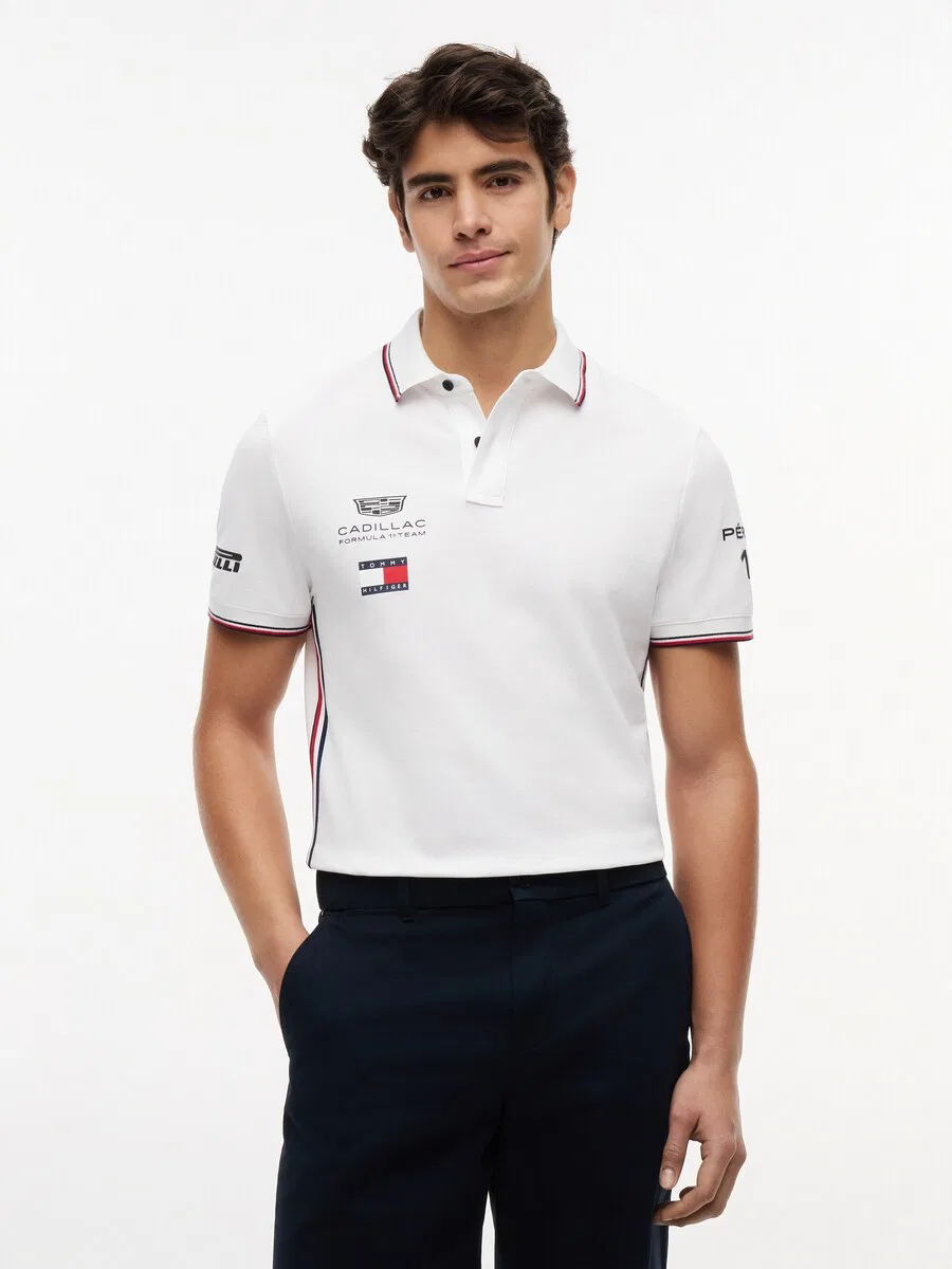 Футболка TOMMY HILFIGER 'TH X CF1 PEREZ REPLICA' белого цвета — фото 2