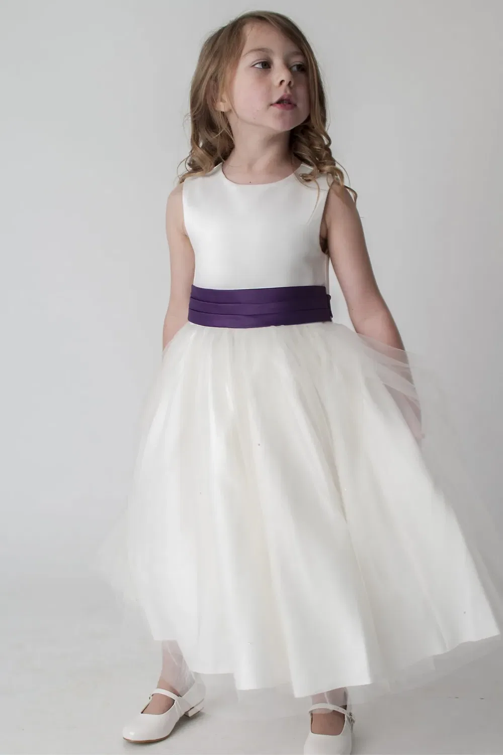 Детское платье для девочек Betsy flowergirl dress Uk Flower Girl Boutique, Ivory — фото 4