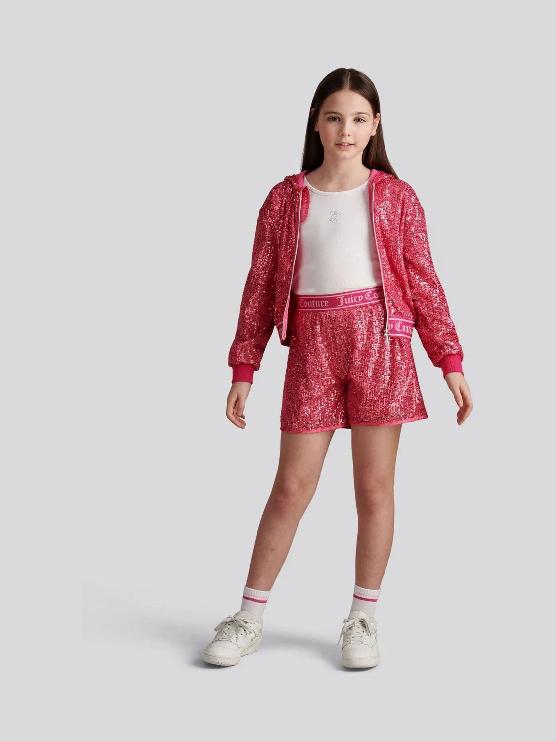 Худи Juicy Couture с пайетками, Red
