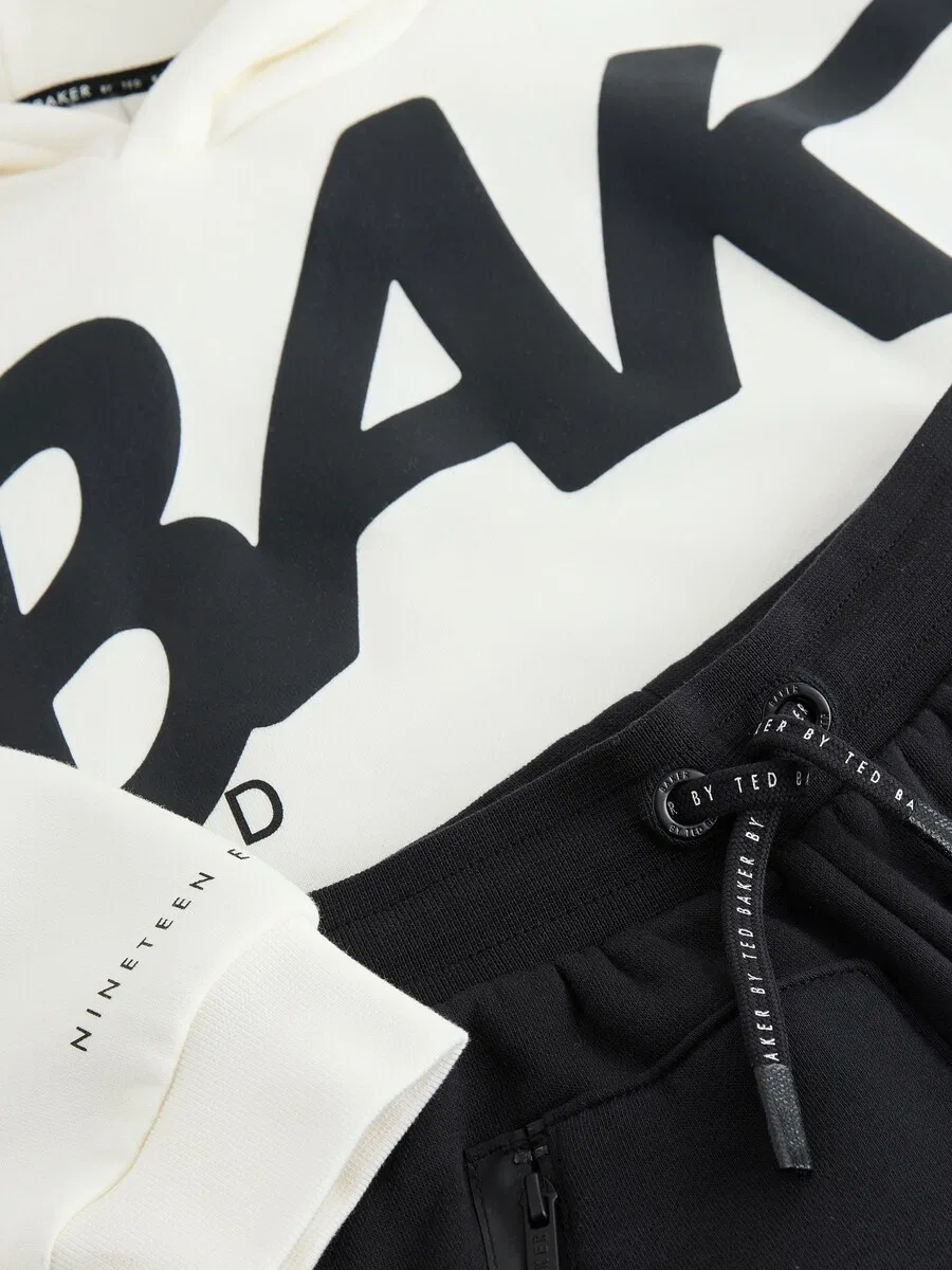 Спортивный костюм Baker by Ted Baker в черном и белом цветах — фото 3