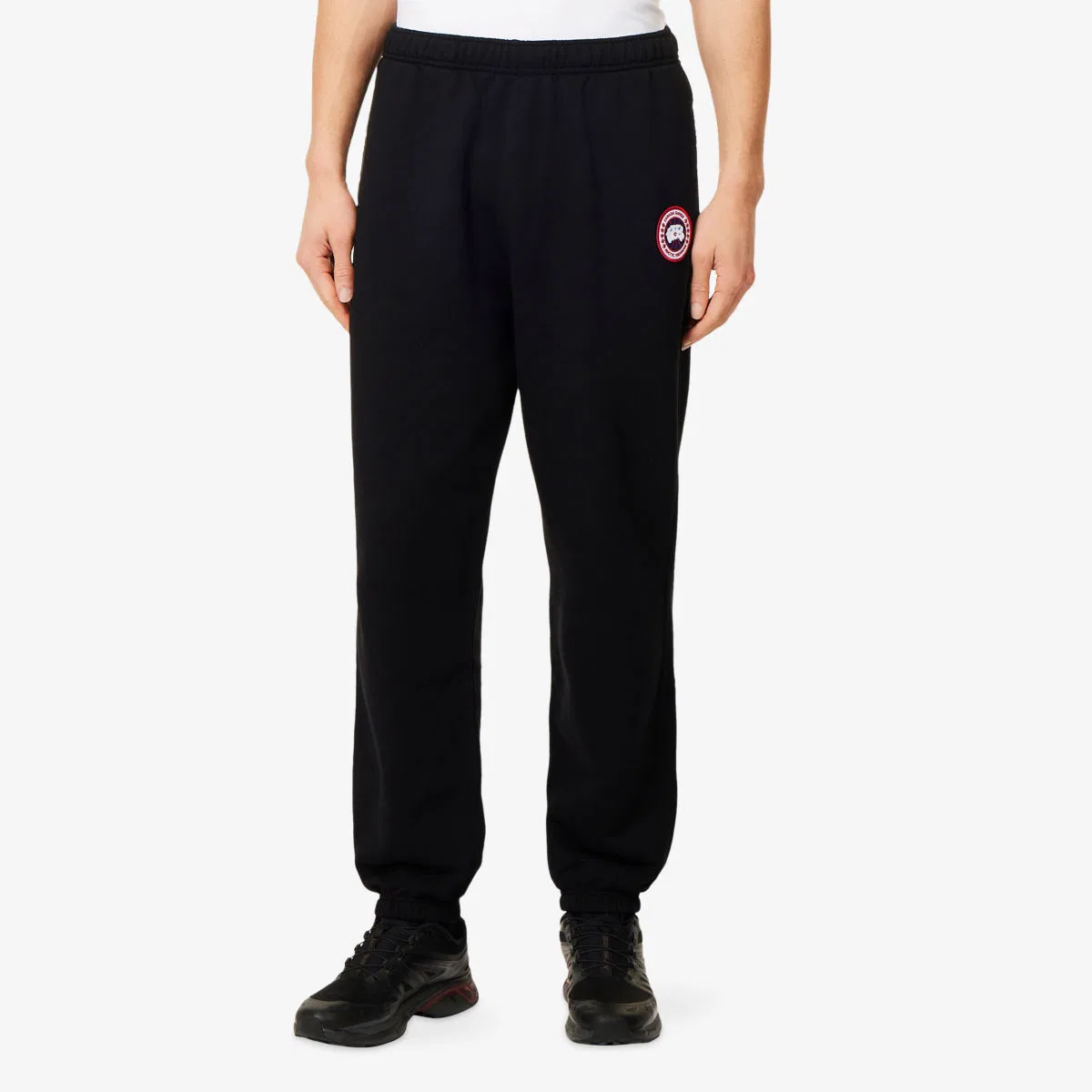 Спортивные брюки Rove из хлопкового трикотажа с зауженными штанинами Canada Goose, черный — фото 3
